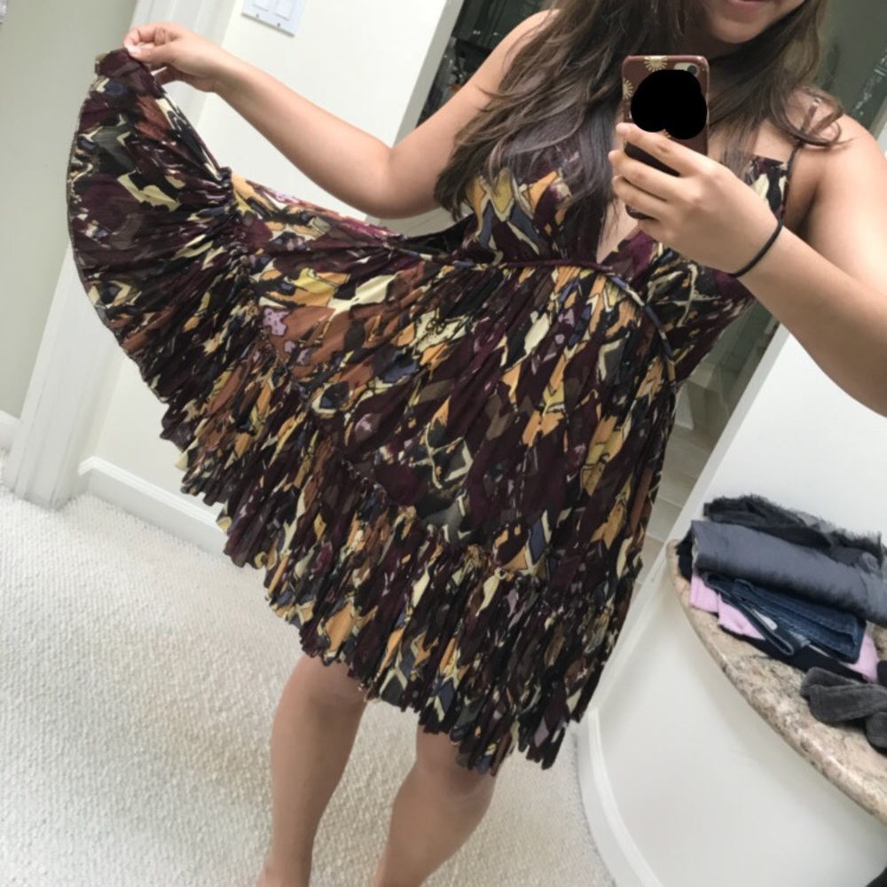 Free People Side Keyhole Flowy Dress